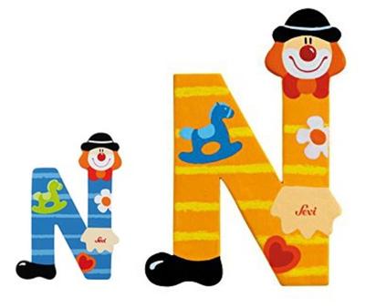 Sevi letter clown n: 10 cm (81750)