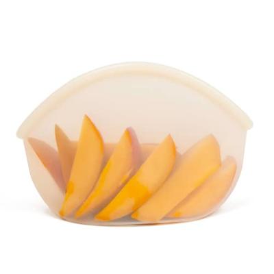 Food Huggers Herbruikbare bewaarzak - 900ml - champagne frost Food Huggers Herbruikbare bewaarzak - 900ml - champagne frost