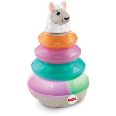 Fisher Price Linkimals Lama junior 24 cm wit 5 delig