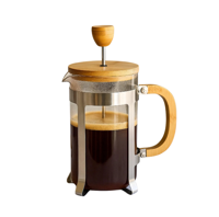 Cookinglife Cafetiere Barista Glas - 4 Kops - 800 ml - thumbnail