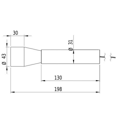 Picotronic Lasermodule Expander Groen 10 mW E53 2-10-3-30(43x200)