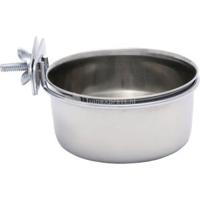 Rvs coop cups met houder en schroefdraad - 15 cm - thumbnail