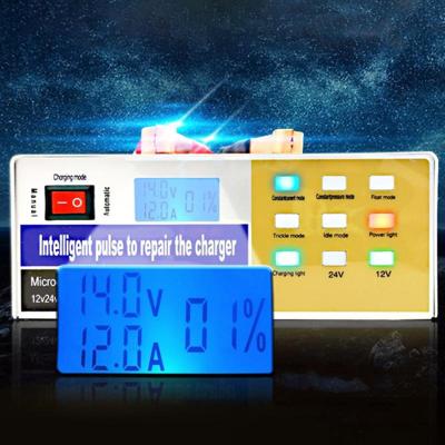 12V/24V Auto/Motorfiets Universele Batterijlader Intelligente Lader van de Impulsreparatie