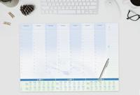 Sigel H6350 Bureau onderlegger Papier Weekplanner, Dagplanner Gelinieerd (b x h) 59.50 cm x 41 cm 2026, 2027, 2028 30 vellen - thumbnail