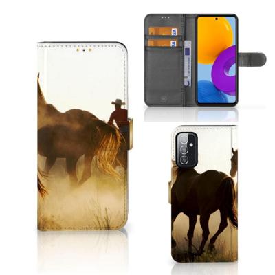 Samsung Galaxy M52 | Telefoonhoesje | Met pasjeshouder | Design Cowboy