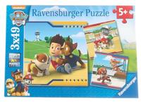 Ravensburger paw patrol puzzel - helden met vacht, 3x49st. - thumbnail