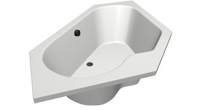 Hoekbad Menorca 145X145X50 cm MegaBath