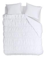Rivièra Maison Rivièra Maison Dekbedovertrek Ruffle Wit 260x200/220 cm - thumbnail