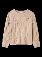 Name it winter sweater meisjes - beige - regular fit, gebreid - NkfOlivia - thumbnail