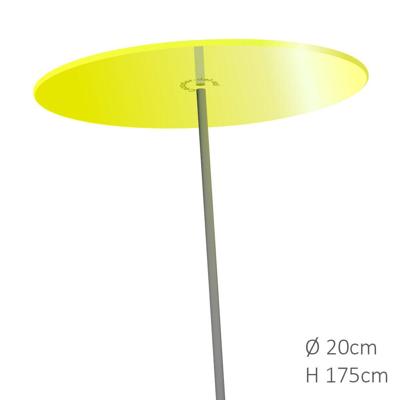 Zonnevanger 1 stuk Citroen geel groot 175x20 cm Cazador Del Sol - Cazador del sol