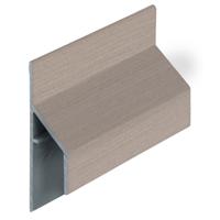 Keralit trim/kraal aansluitprofiel Vergrijsd ceder (2810) (gevelbekleding) - thumbnail