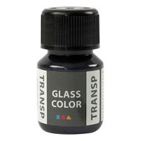 Creativ Company Glass color transparante verf - zwart, 30ml - thumbnail