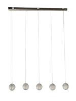 Searchlight 5-lichts hanglampAllure chroom rechthoekig - 51485-5CC - thumbnail