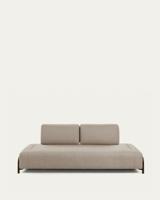 Kave Home 3-zits Bank 'Compo' 232cm, kleur Beige - thumbnail