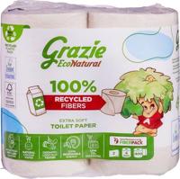 Grazie Natural Toiletpapier 2-laags 4 Stuks - thumbnail