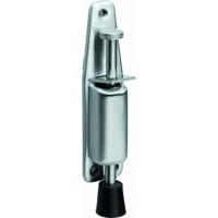 Deurvastzetter 142 mm rvs geborst. - thumbnail