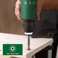 Bosch Groen EasyHammer 12V Accu Boorhamer | 0,5 J | Incl 2 boren en 6 lange bits | In doos - 06039D0000 - thumbnail