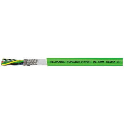 HELU TOPGEBER 512 Encoderkabel 6 x 0.14 mm² + 2 x 0.50 mm² Groen 707405 500 m