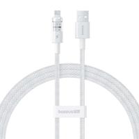 Baseus Gem USB naar IP 2.4A snellaadkabel 1 m Wit - thumbnail