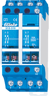 Eltako S12-310-230V Stroomstootschakelaar DIN-rail 3x NO, 1x NC 230 V/AC 16 A 2300 W 1 stuk(s)