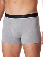 Schiesser Boxershorts 95/5 zwart - grijs 3-pack - thumbnail