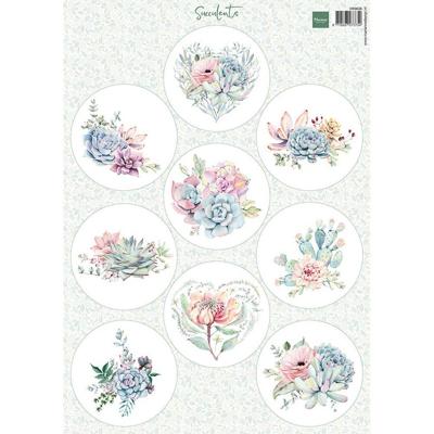 Marianne Design • die-cut sheet succulents