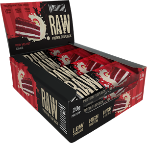 Warrior Raw Protein Flapjack Red Velvet Cake (12 x 75 g)