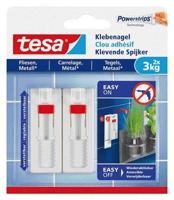 Klevende spijker tesa tegels metaal 3kg verstelb | 8 stuks - thumbnail