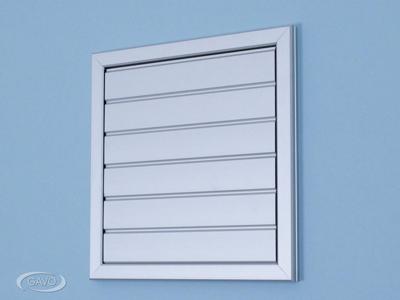 Overdrukrooster Opbouw (bxh) 305 X 155mm - Aluminium Naturel Geanodiseerd