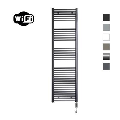 Elektrische Radiator Sanicare HWV Met Wifi 172x45 cm Gunmetal 920W Met Thermostaat Chroom Rechtsonder Sanicare Elektrische Radiator Sanicare HWV Met Wifi 172x45 cm Gunmetal 920W Met Thermostaat Chroom Rechtsonder Sanicare