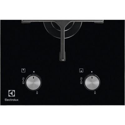 Electrolux EGC3322NVK Zwart Ingebouwd Gaskookplaat 2 zone(s)