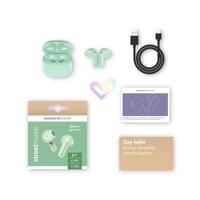Energy Sistem StreetMusic True Wireless hoofdtelefoon (gerecyclede kunststof, 20 uur batterijduur, compact design, 13 mm driver, microfoon, voice assistant) - thumbnail