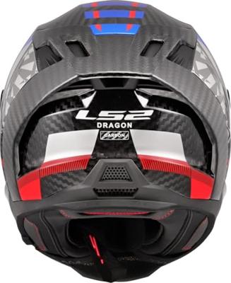LS2 integraalhelm ff807 dragon trax helmet ff807 dragon trax m blue/red