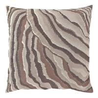 Kussen ezra 45x45 cm rocky brown Unique Living - Unique living - thumbnail