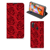 Samsung Galaxy M11 | A11 Smart Cover Red Roses - thumbnail