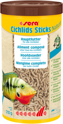 Sera Cichlids Sticks Nature 1000ml - Hoofdvoeder zonder Kunstmatige Toevoegingen