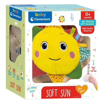 Clementoni baby zacht muziekdoosje zon Clementoni baby zacht muziekdoosje zon