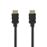 High Speed HDMI-Kabel met Ethernet | HDMI Connector | HDMI Connector | 4K@30Hz | ARC | 10.2 Gbps | 30.0 m | Rond | PVC | Zwart - thumbnail