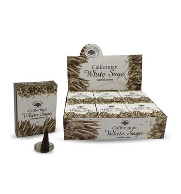 Green Tree Kegelwierook California white sage 10 Stuks