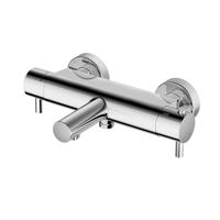 Hotbath Buddy Badmengkraan - thermostatisch - met uitloop - geborsteld nikkel B022GN - thumbnail