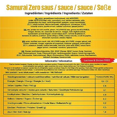Zero Sauce 350ml Samurai