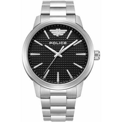Police PEWJG0018402 Zwart Zilverkleurig Heren horloge