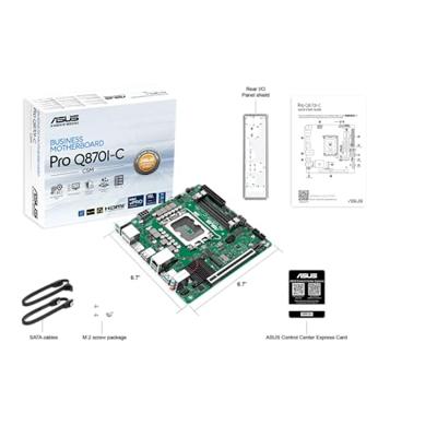 Asus PRO Q870I-C-CSM Moederbord Socket Intel LGA 1851 Vormfactor Mini-ITX Moederbord chipset Q870