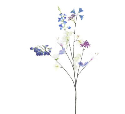 Mixed flower spray mixed blue 119 cm kunstbloem Erutan Avon - Erutan avon Mixed flower spray mixed blue 119 cm kunstbloem Erutan Avon - Erutan avon