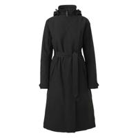 AGU Trench Coat Winter Regenjas Urban Outdoor Dames - Zwart - XXL - Waterdicht - thumbnail