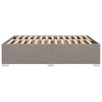 Bedframe zonder matras stof taupe 140x200 cm - thumbnail
