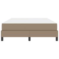 Bed met matras Cappuccino 140 x 200 cm Kunstleer - thumbnail