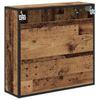 Badkamer spiegelkast Oud hout 65 x 20 x 60 cm Bewerkt hout - thumbnail