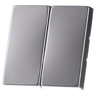 Busch-Jaeger 2CKA001751A2962 Serietoets Afdekking RVS 1 stuk(s)