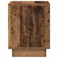 Nachtkast met lade 2 pcs Oud hout 45 x 34 x 44 cm Bewerkt hout - thumbnail